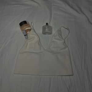 White top with support and low back never worn
